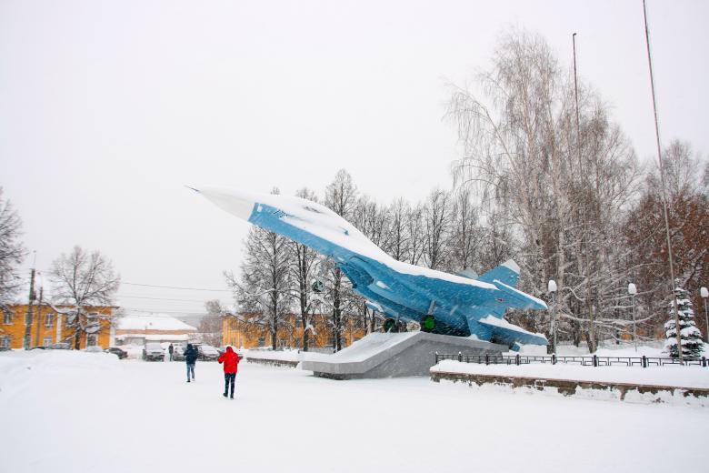 Free stock image of Airplane Monument in Winter created by 2happy