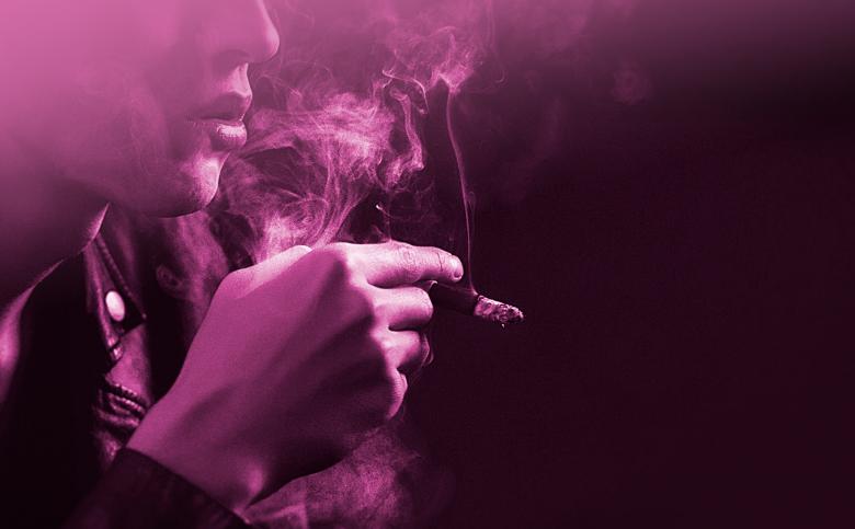 Free stock image of Young Man Smoking - Colorized created by Jack Moreh