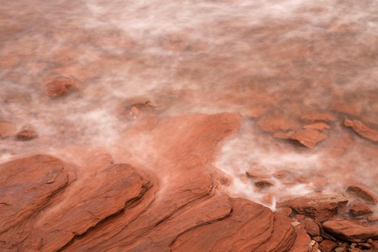 Free stock image of Abstract Red Sandstone Coast created by Nicolas Raymond