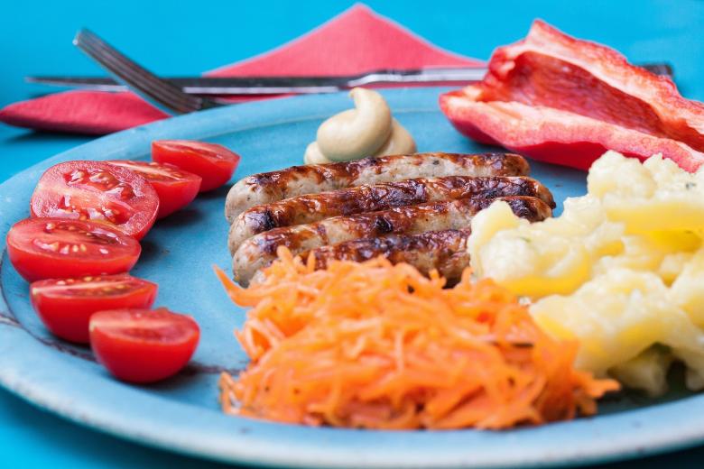 Free stock image of German Sausage created by Pixabay