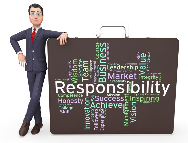 Free stock image of Responsibility Words Means Duty Responsibilities And Text created by Stuart Miles