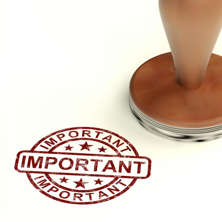Free stock image of Important Stamp Showing Critical Information Or Documents created by Stuart Miles