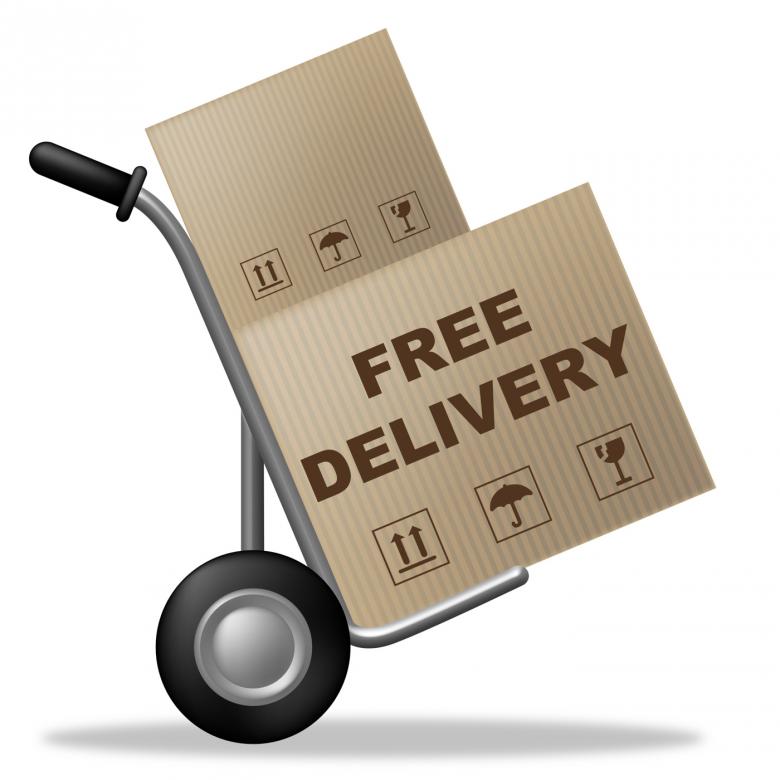 Free stock image of Free Delivery Shows With Our Compliments And Box created by Stuart Miles