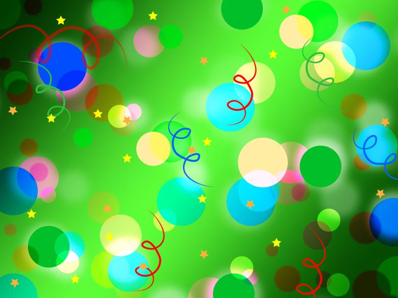 Free stock image of Green Spots Background Means Light Circles And Curls created by Stuart Miles