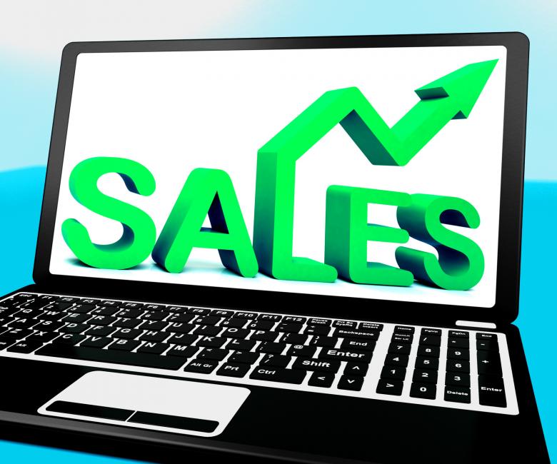 Free stock image of Sales On Notebook Showing Marketing Profits created by Stuart Miles