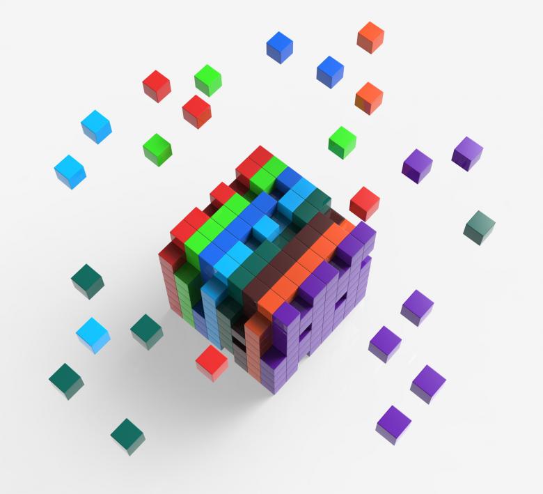 Free stock image of Blocks scattered Showing Action And Solutions created by Stuart Miles