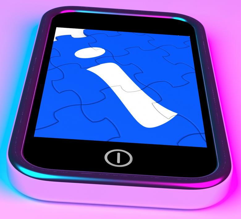 Free stock image of Info Sign On Smartphone Shows Technology Support created by Stuart Miles