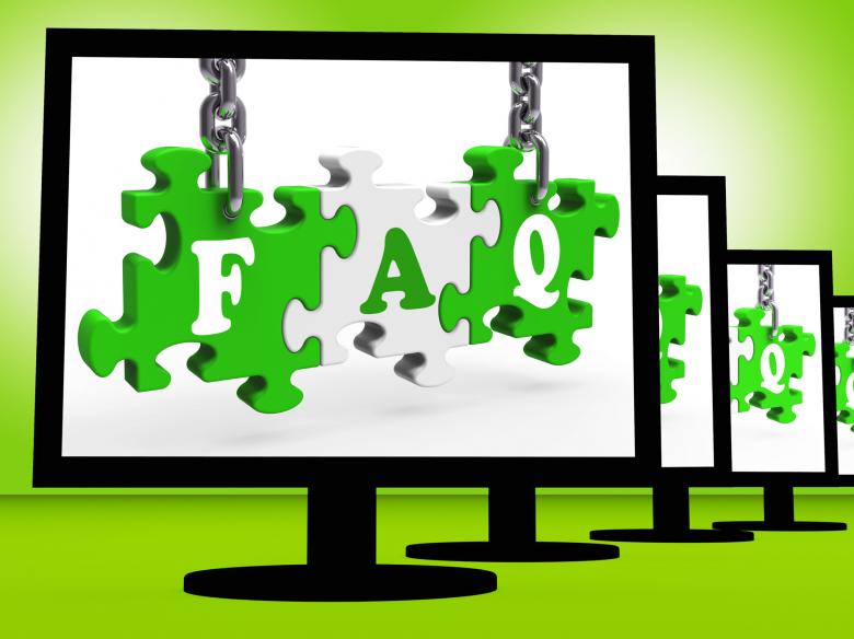 Free stock image of FAQ On Monitors Showing Asking created by Stuart Miles