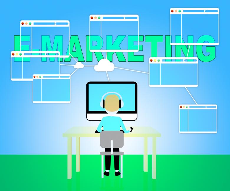 Free stock image of Emarketing Online Represents Web Site And E-Marketing created by Stuart Miles
