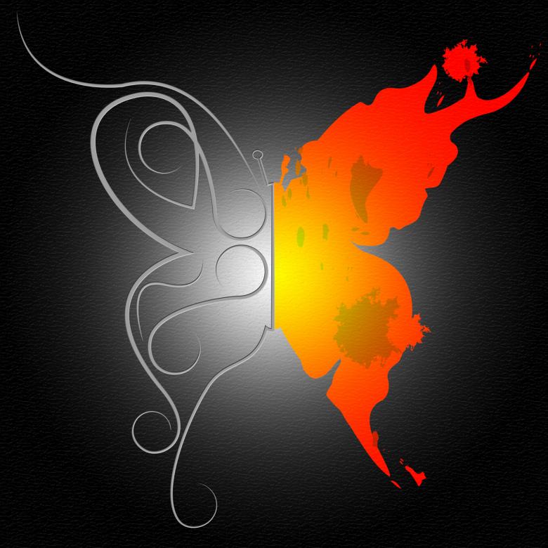 Free stock image of Pattern Background Shows Flying Backdrop And Design created by Stuart Miles