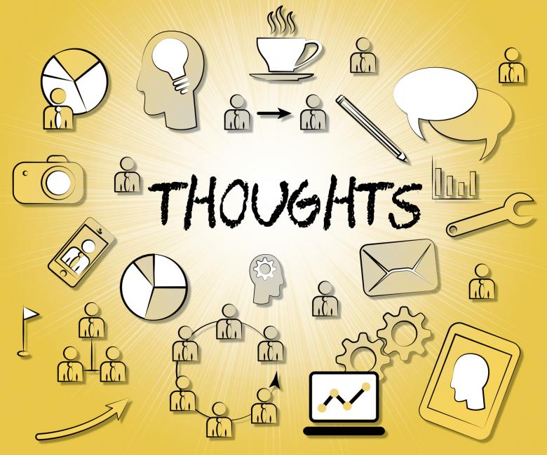 Free stock image of Thoughts Icons Represents Idea Reflection And Sign created by Stuart Miles