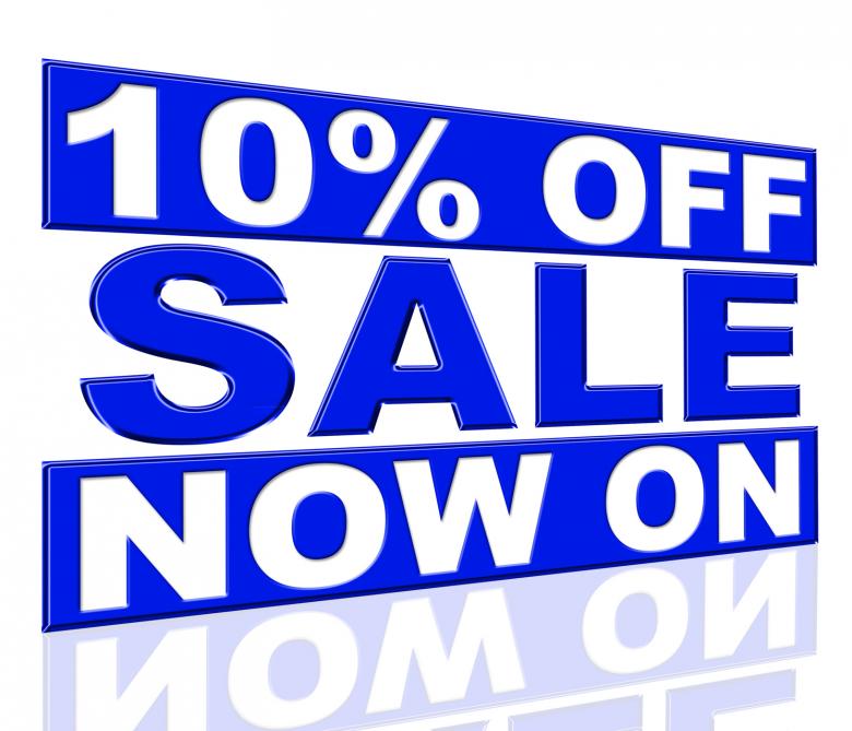 Free stock image of Ten Percent Off Represents At This Time And Cheap created by Stuart Miles