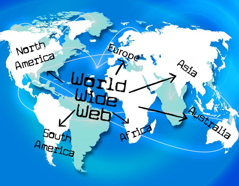 Free stock image of World Wide Web Shows Searching Globalize And Online created by Stuart Miles