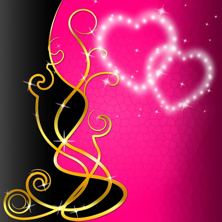 Free stock image of Floral Background Shows Valentines Day And Artwork created by Stuart Miles