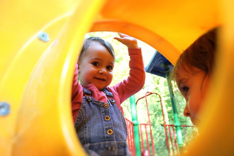 Free stock image of  Babies Playing On the Slide created by Jack Moreh