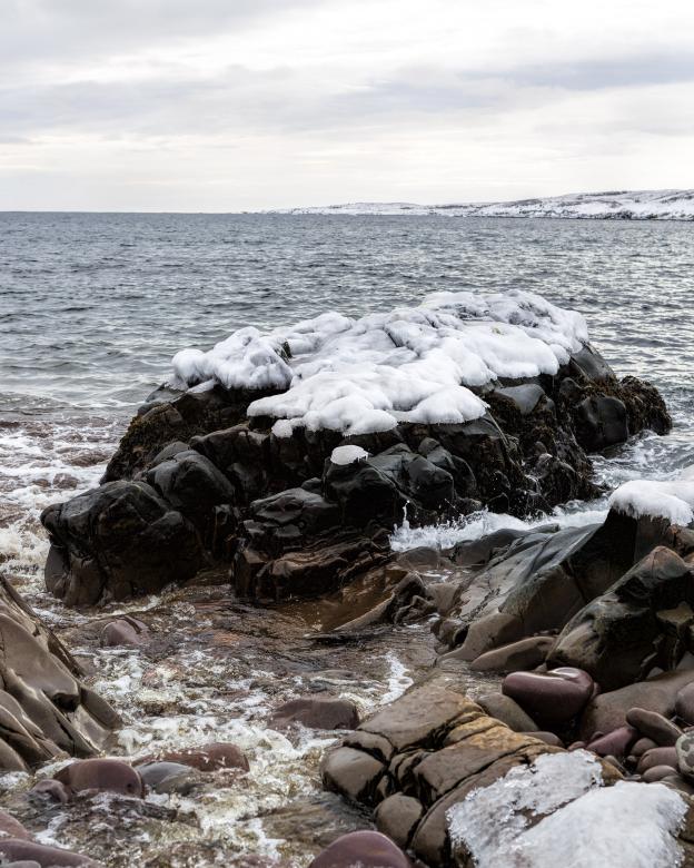 Free stock image of Seascape in Winter created by Geoffrey Whiteway