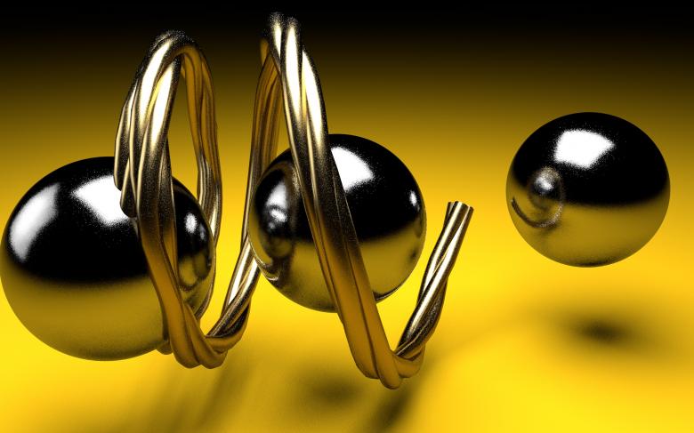 Free stock image of 3D Chrome Balls created by bykst