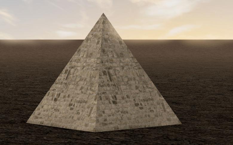 Free stock image of Pyramid created by bykst