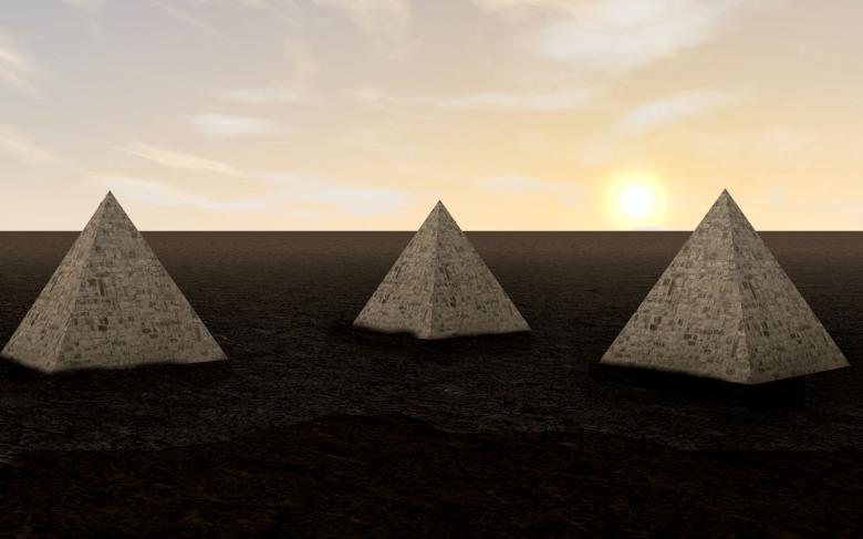 Free stock image of Pyramids created by bykst