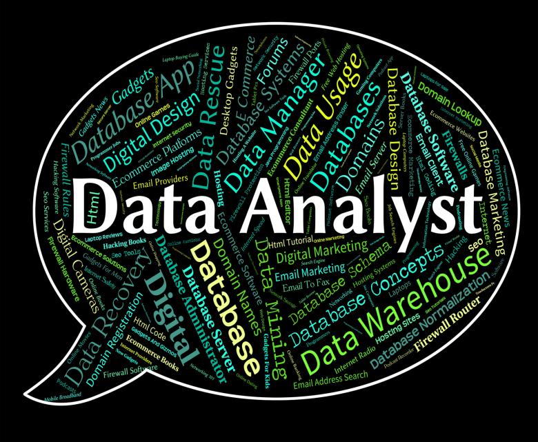 Free stock image of Data Analyst Shows Analyser Words And Analysts created by Stuart Miles