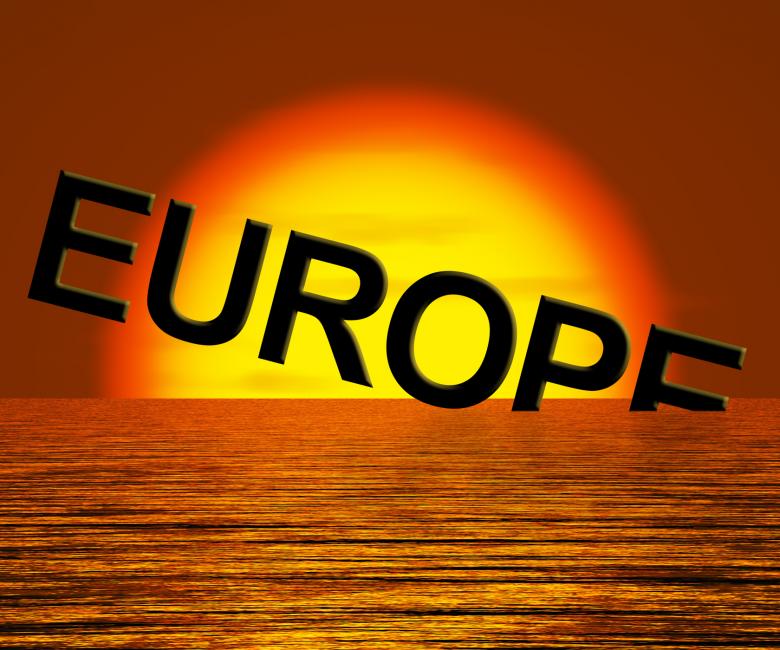 Free stock image of Europe Sinking And Sunset  created by Stuart Miles