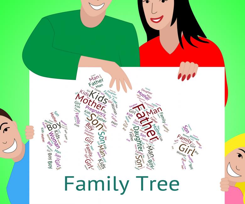Free stock image of Family Tree Indicates Hereditary Ancestry And Text created by Stuart Miles