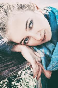 Photoshoot of a Blonde Girl - Free Stock Photo