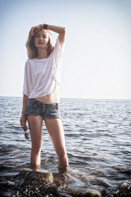Free stock image of Girl in the Water created by Pixabay