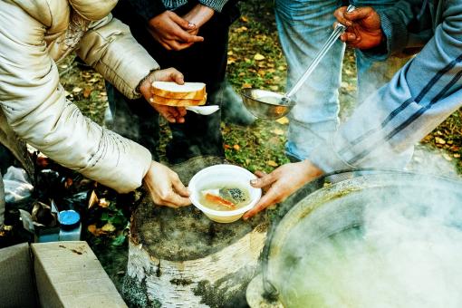 Eating Soup - Free Stock Photo