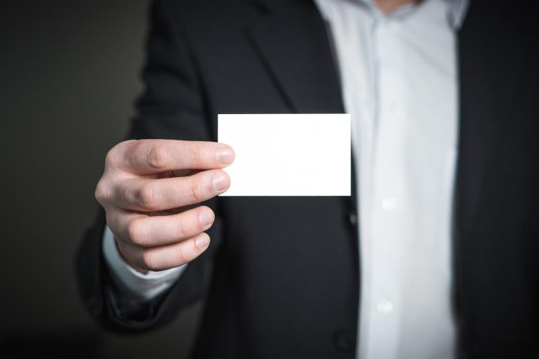 Free stock image of Businessman Card created by Pixabay