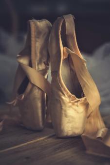 Free Stock Photo of Ballet Dancing Shoes
