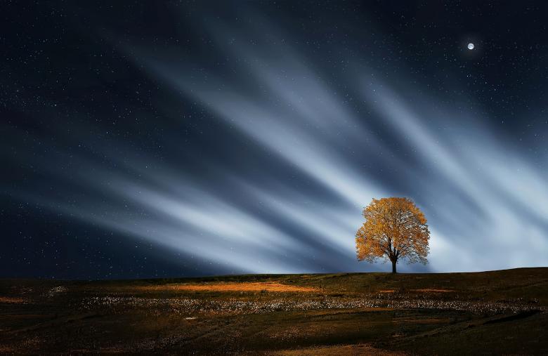 Free stock image of View at Night created by Pixabay