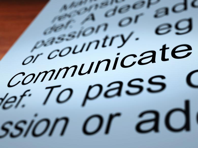 Free stock image of Communicate Definition Closeup Showing Dialog created by Stuart Miles