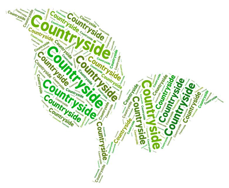 Free stock image of Countryside Word Indicates Scene Environment And Text created by Stuart Miles