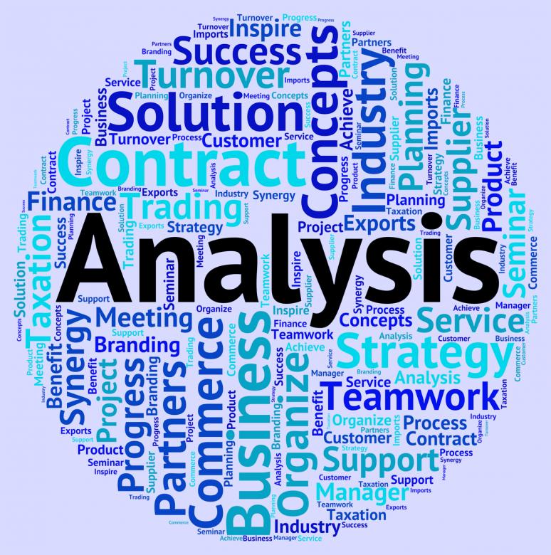 Free stock image of Analysis Word Shows Data Analytics And Words created by Stuart Miles