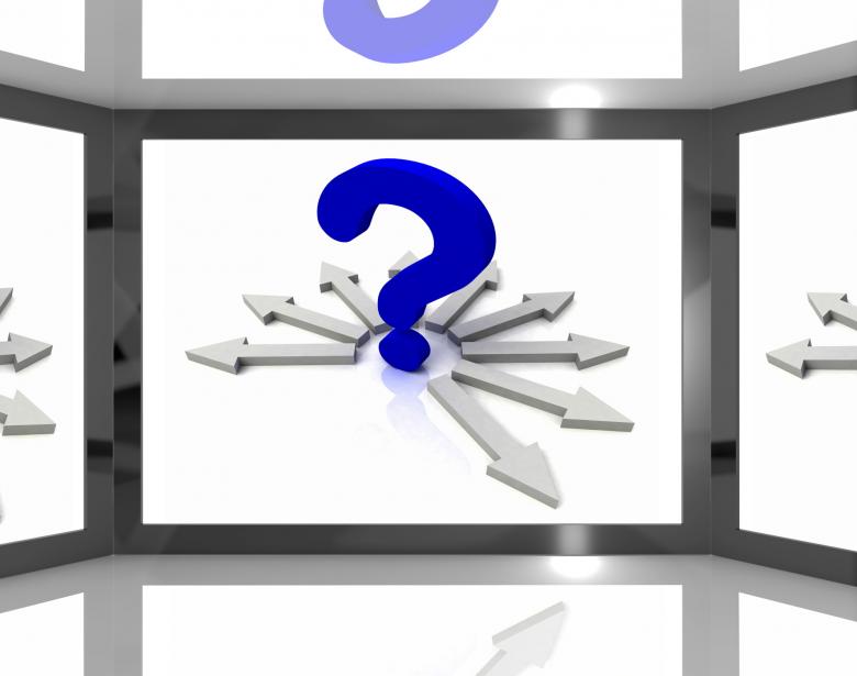 Free stock image of Question Mark On Screen Shows Questions TV Show created by Stuart Miles