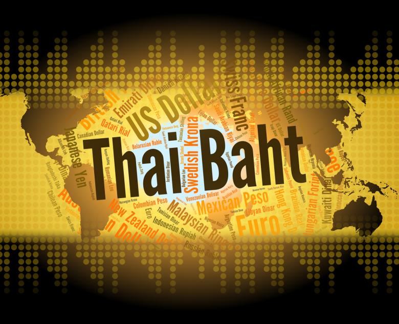 Free stock image of Thai Baht Shows Forex Trading And Banknote created by Stuart Miles