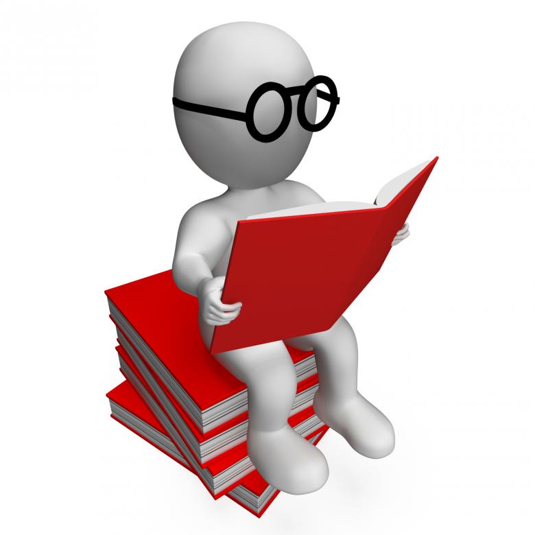 Free stock image of Student Reading Books Showing Studious created by Stuart Miles