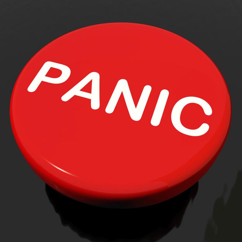 Free stock image of Panic Button Shows Anxiety Panicking Distress created by Stuart Miles