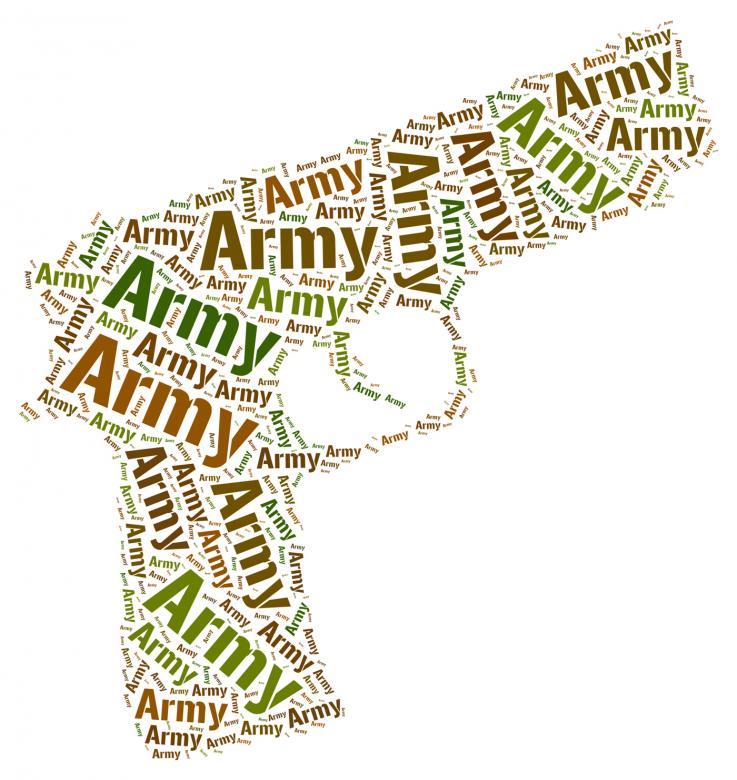 Free stock image of Army Word Indicates Armed Force And Armament created by Stuart Miles