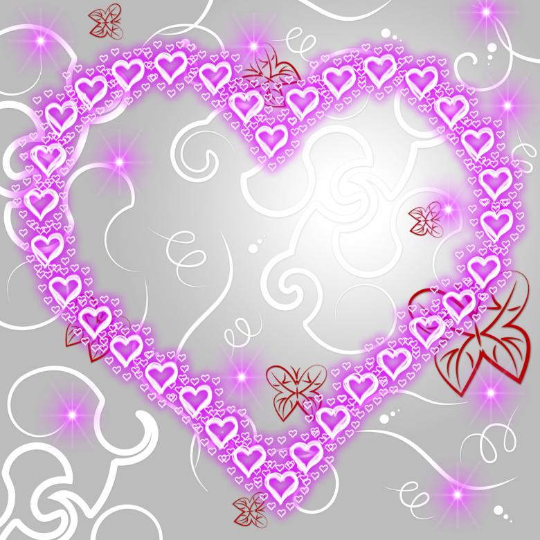 Free stock image of Heart Background Represents Valentine Day And Copy created by Stuart Miles