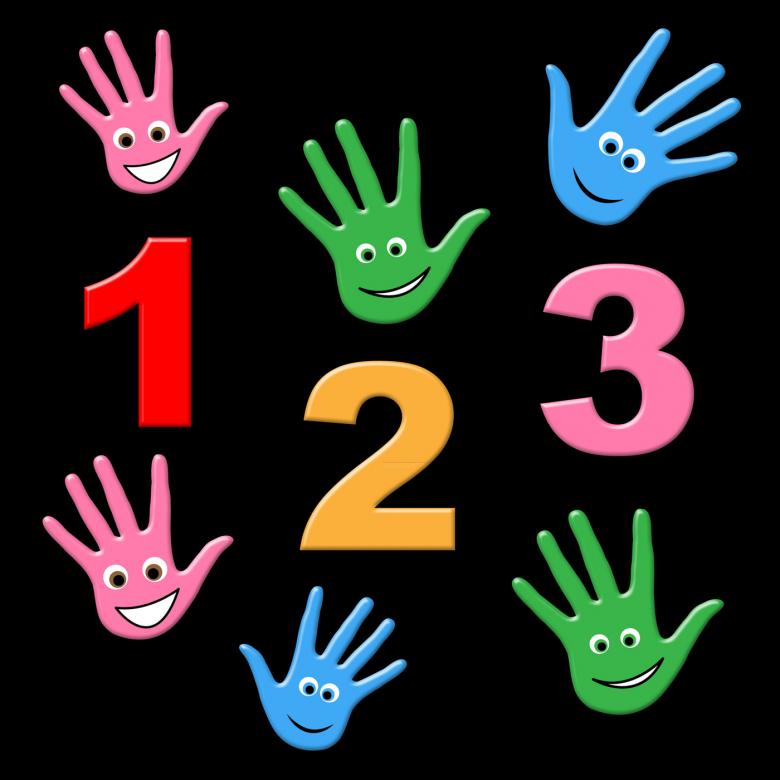 Free stock image of Kids Counting Indicates One Two Three And Number created by Stuart Miles