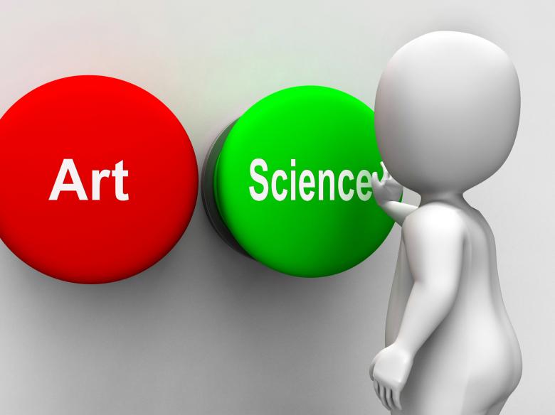 Free stock image of Science Art Buttons Shows Scientific Or Artistic created by Stuart Miles