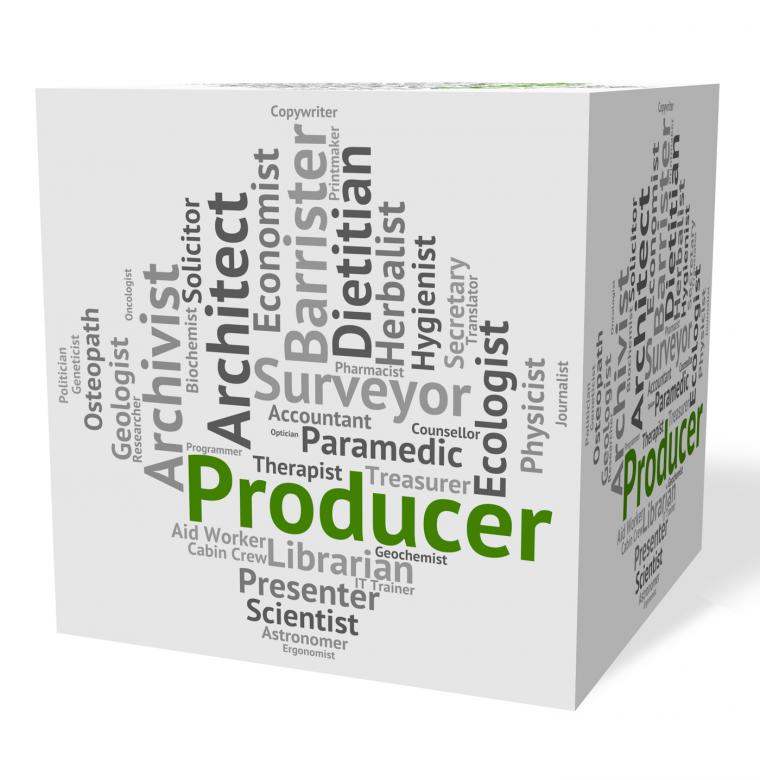 Free stock image of Producer Job Means Work Producing And Text created by Stuart Miles