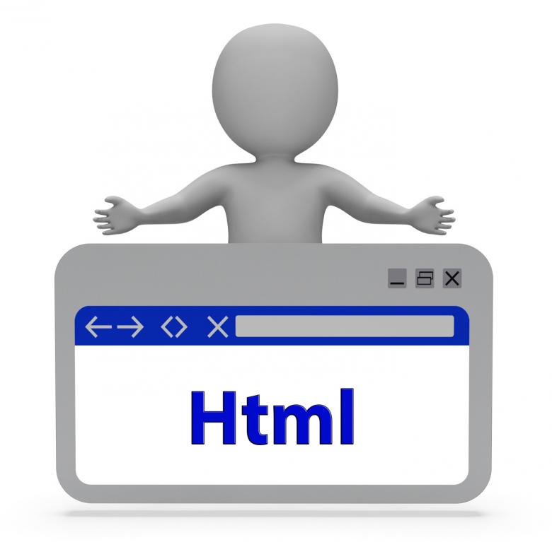 Free stock image of Html Webpage Indicates Hypertext Markup Language 3d Rendering created by Stuart Miles