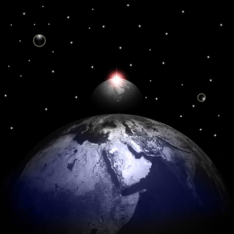 Free stock image of Globe Earth Represents Solar System And World created by Stuart Miles