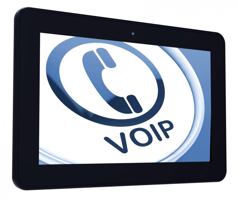 Free stock image of Voip Tablet Means Voice Over Internet Protocol Or Broadband Telephony created by Stuart Miles