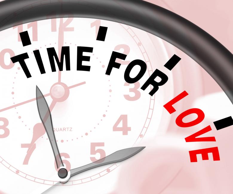 Free stock image of Time For Love Message Shows Romance And Feelings created by Stuart Miles