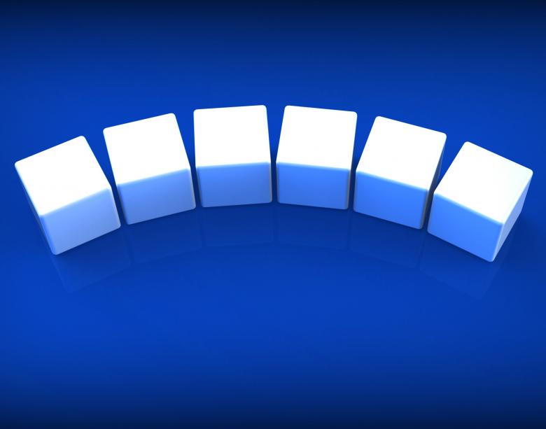 Free stock image of Six Blank Dice Show Copyspace For 6 Letter Word created by Stuart Miles