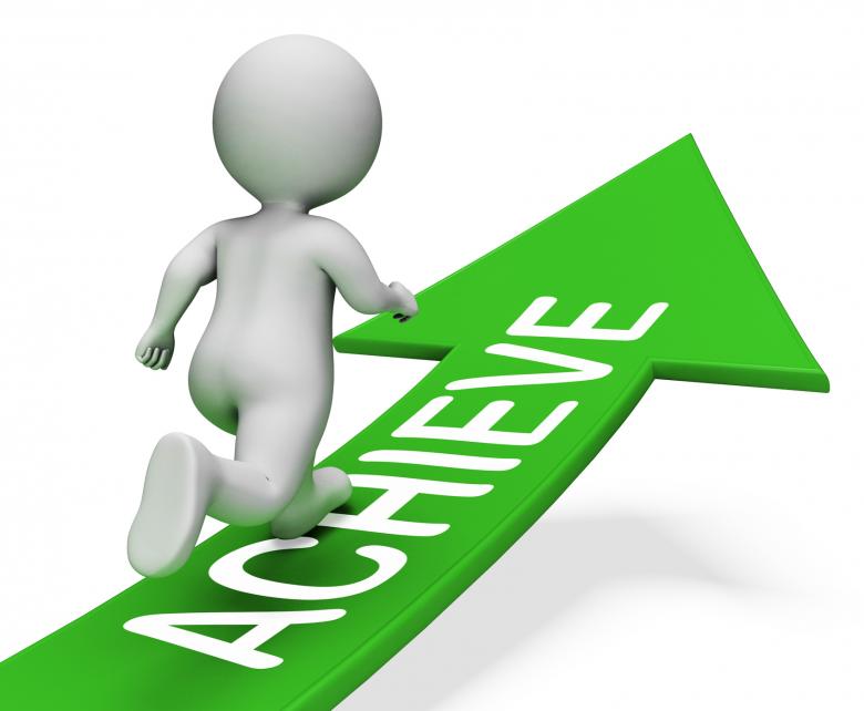 Free stock image of Achieve Arrow Means Achieving Success 3d Rendering created by Stuart Miles